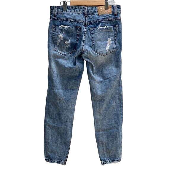 One Teaspoon Trashed Free-birds Denim Jeans Size 25 - Picture 2 of 14